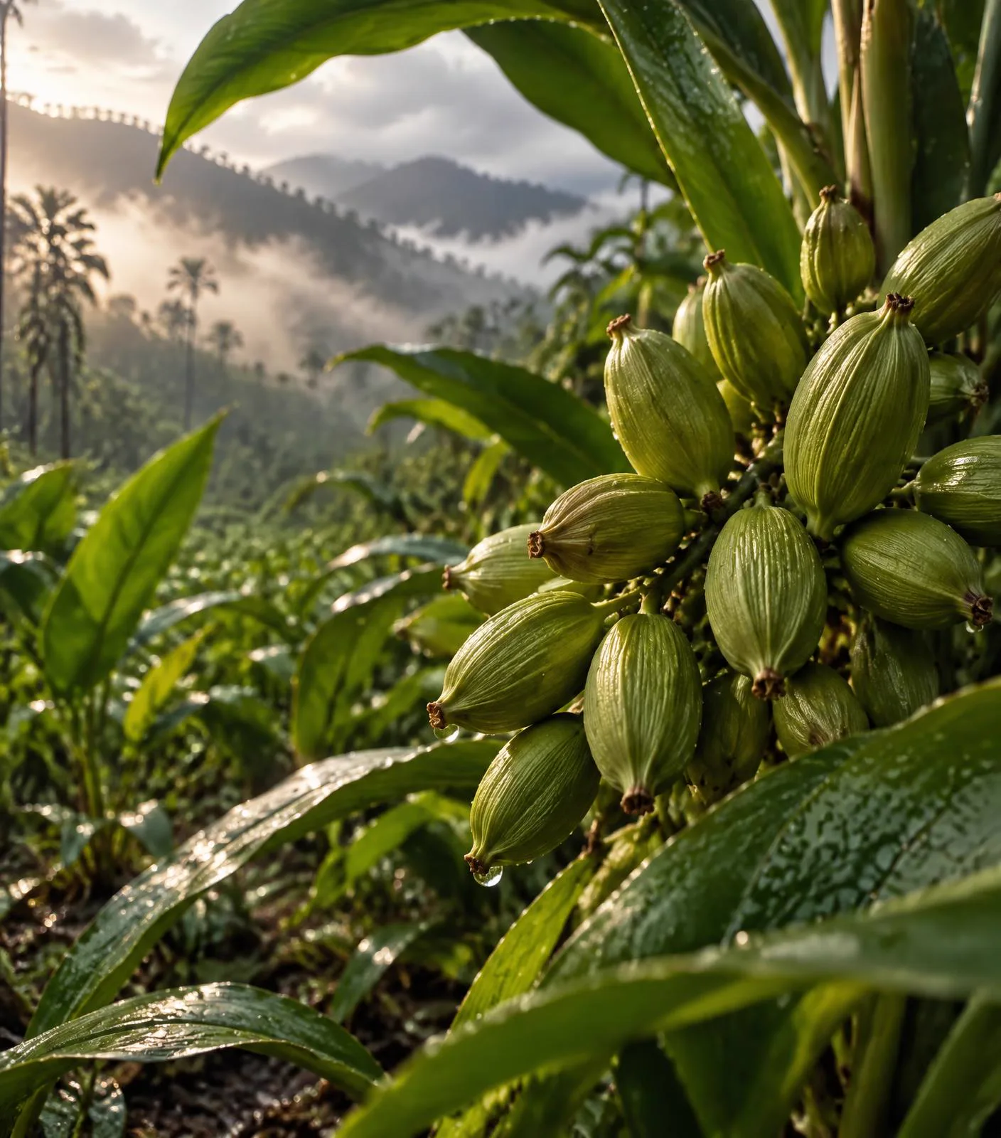 Green cardamom from Kerala high ranges